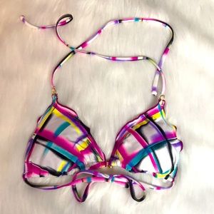Multicolor Bikini Top